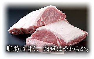 脂肪は甘く、肉質はやわらか。